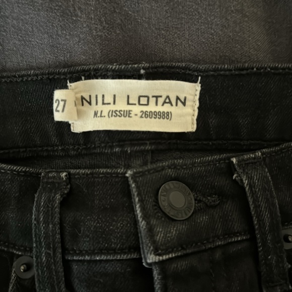 *LIKE NEW* Nili Lotan High Rise Vianca Cropped Distressed Jeans 27 - Picture 3 of 6